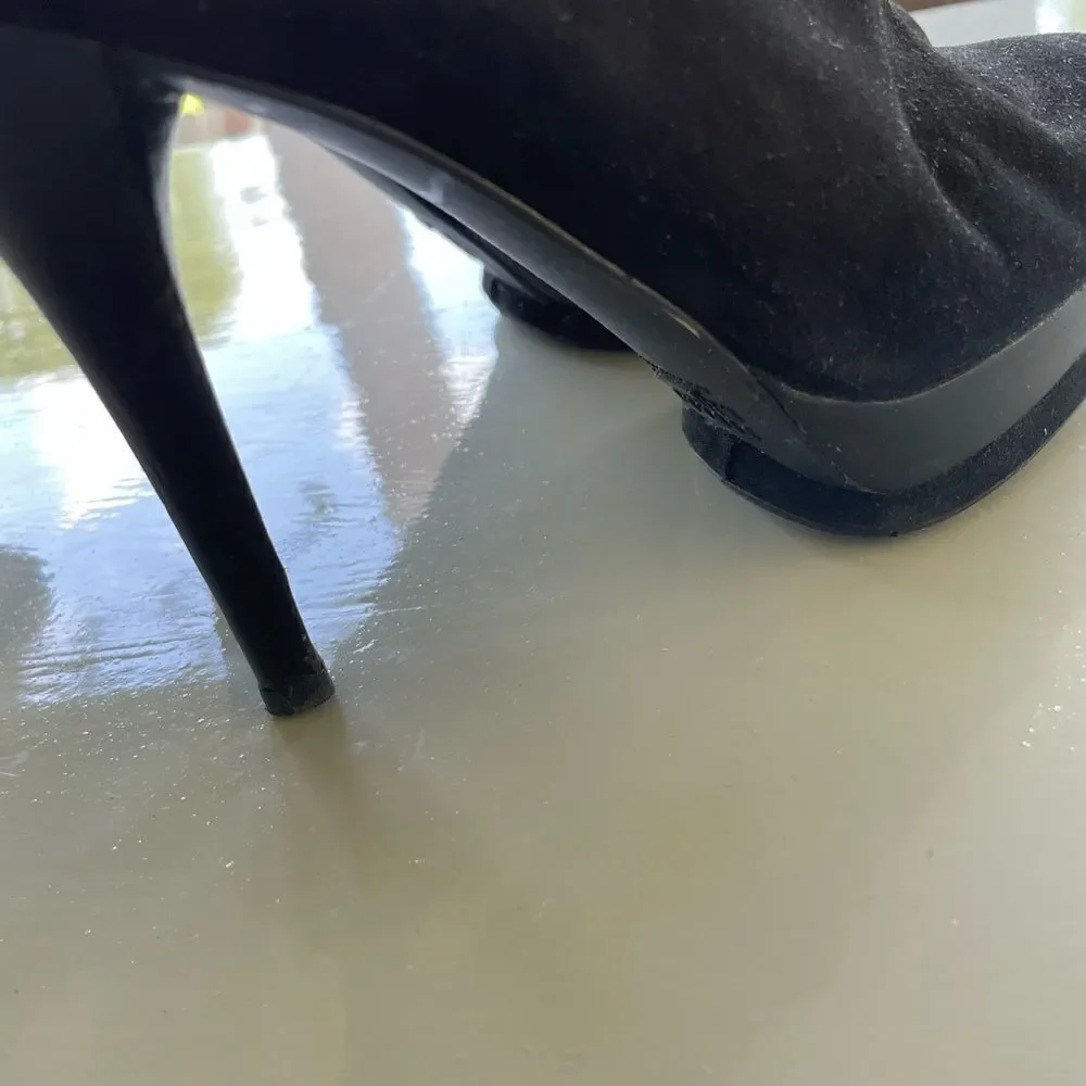 Stuart Weitzman Platform High Heeled Booties - Picture 5 of 9